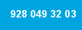 928 049 32 03 928 049 32 03